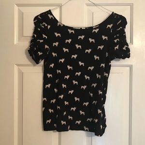 Bulldog Printed Tee
